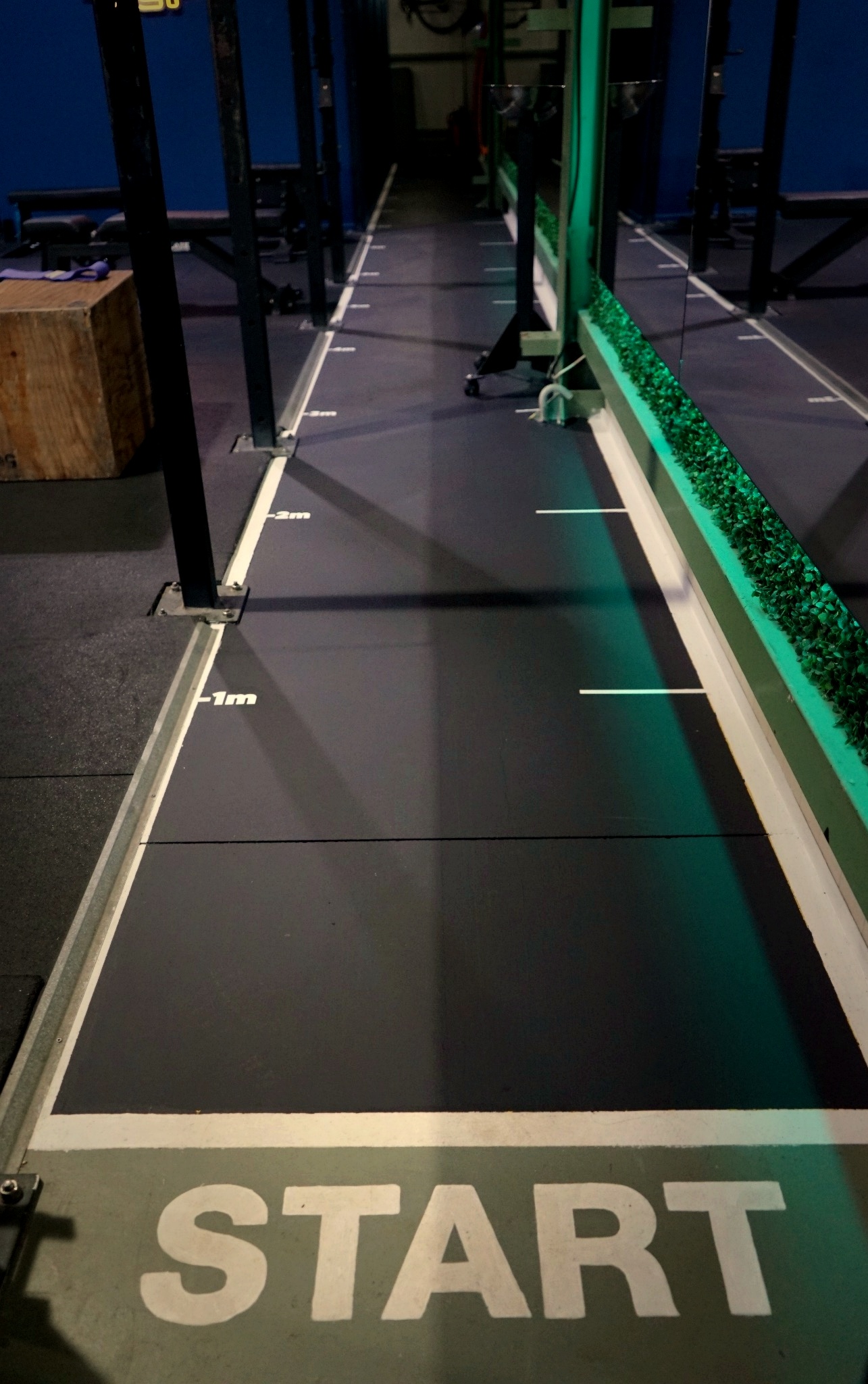 Start line in the training space